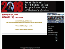 Tablet Screenshot of morgangrandnational.com